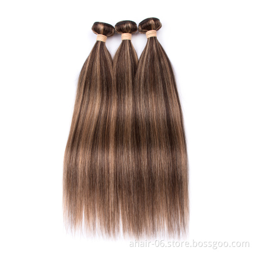 P4/27 Color Hair Bundles Straight and Body No Tangle No Shed Soft And Smooth,100% Brazilian Virgin Human Hair 10"-30" In stock